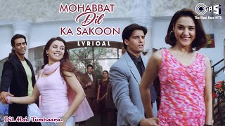 Mohabbat Dil Ka Sakoon Hai Aitbaar  Lyrics  Kumar Sanu  Alka Yagnik  Udit Narayan [upl. by Dduj]