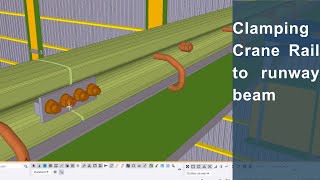 Clamping Crane Rail to runway beam 01 [upl. by Eiramyma]