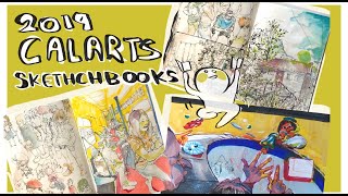 2019 CalArts Sketchbooks  Accepted🗿❗️ [upl. by Lemcke280]