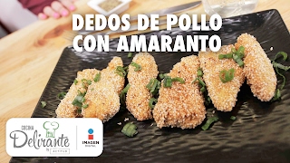 Dedos de pollo con amaranto  Cocina Delirante [upl. by Gnahc]