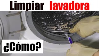 Cómo LIMPIAR la LAVADORA por dentro 🤔 Recomendaciones para evitar manchas de humedad y malos olores [upl. by Dixie]