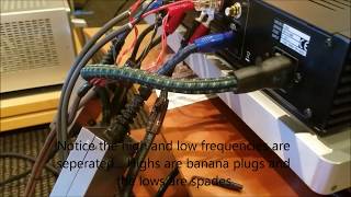 bi wiring with audioquest rocket 33s test [upl. by Bindman]