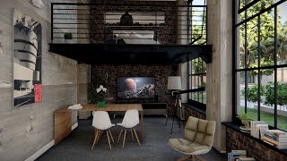 EL MEJOR LOFT INDUSTRIAL ¿VIVIRIAS AQUI [upl. by Ttekcirc]