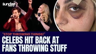 Disturbing Trend Sees Fans Throwing Things While Celebrities Perform [upl. by Nerrat]