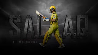 Salaar ft Dhoni  salar trailar edit dhoni  Salar trailar  dhoni as salaar  salaar 2nd trailar [upl. by Mohamed]