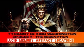 Tyranny Of King Washington  The Redemption  Lucid Memory Artifact Locations  Assassins Creed 3 [upl. by Ynittirb]