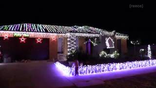 Darude  Sandstorm  Epic Christmas Lights in Shepparton Australia [upl. by Enrica707]