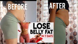 I tried lilly sabri lose belly fat in 7 days  before and after  I LOST AN INCH [upl. by Pete468]