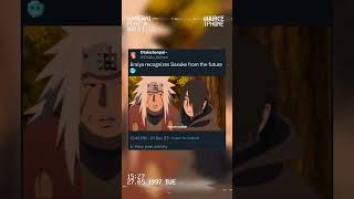 Jiraiya recognizes Sasuke from the future 🥶 [upl. by Anil]