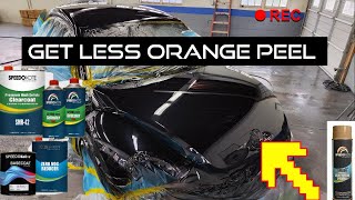 Get LESS ORANGE PEEL in your PAINT JOB [upl. by Atrim]