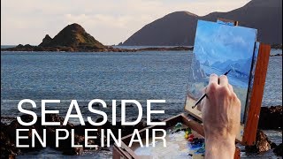 How to paint a scene from life  Seaside En Plein Air [upl. by Jansson]