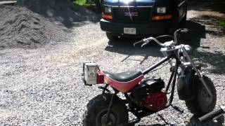 Baja Mini Bike Custom Back Racks [upl. by Diba]