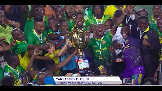 MAPINDUZI CUP 2021 YANGA SC 00 SIMBA SC 43 PEN HIGHLIGHTS FAINALI [upl. by Lynnworth]