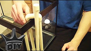 HOW TO DIY Aquarium Overflow PVC TUTORIAL [upl. by Aneras467]