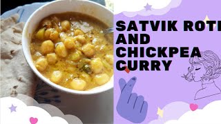 Satvik Roti And Chickpea Curry ComboEat Healthy Stay HealthyHealthy Recipes with Lucky 👍 [upl. by Adnorahs585]