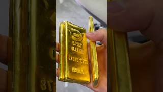 100g investment gold bar manufacturing processgoldprocessinggold [upl. by Corri]