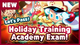 CookieRun OvenBreak Update Preview  Holiday Training Academy Exam [upl. by Amocat]