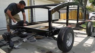 Man Builds Amazing DIY CAMPER From Scratch  Start to Finish by buildersblueprint [upl. by Ladin]