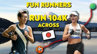 We Ran 100km from Tokyo to Mt Fuji HAKONE EKIDEN [upl. by Zipnick]