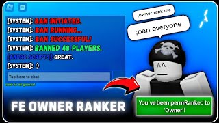 OP  Game Owner Rank Giver Script  Get FE Admin Powers  Perm BanKick  Roblox Scripts 2024 [upl. by Ala399]