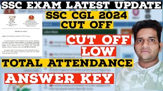 SSC CGL 2024 Answer key 😱 Safe Score 🔥 Attendance ✅ Normalization 😱 SSC CGL 2024 Cut off [upl. by Zeba859]