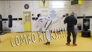 Combo Kick Tutorial Sparring 6 [upl. by Hathaway]