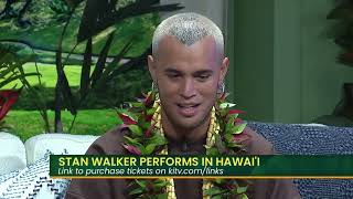 Stan Walker Island Life Live TV interview Honolulu Hawaiʻi [upl. by Naam]