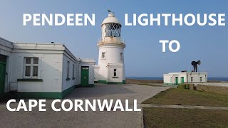 Pendeen Lighthouse to Cape Cornwall  Walking on the South West Coast Path [upl. by Bremser652]