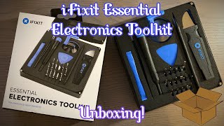 iFixit Essential Electronics Toolkit Unboxing [upl. by Einrae902]