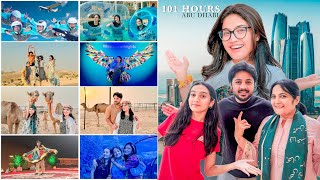 101 HOURS ABU DHABI SPECIAL VLOG 😍  Most Memorable Trip Of Sistrology ♥️ [upl. by Haym777]