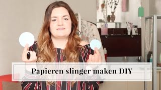 Papieren slinger maken DIY  Furnlovers [upl. by Thoer]