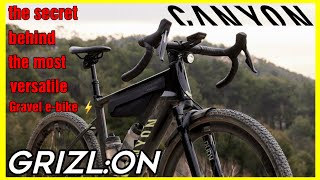 Canyon grizlON 2024  a fully equipped gravel ebike [upl. by Ecinej]