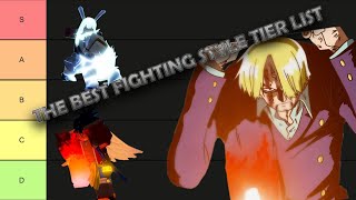 GPO THE BEST UPDATE 10 FIGHTING STYLE TIER LIST [upl. by Belak]