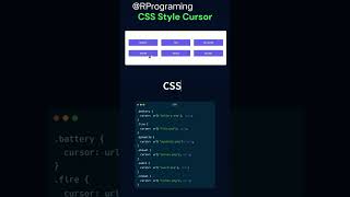 cursor property power in css html css cursor property power rigth use programming [upl. by Ordnas]