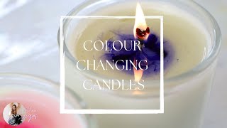 How To Make Colour Changing Soy Wax Candles [upl. by Hebrew]