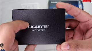 Unboxing y Pruebas GIGABYTE SSD 240GB 25quot Solid State Drive GPGSTFS31240GNTD  V [upl. by Eylhsa]