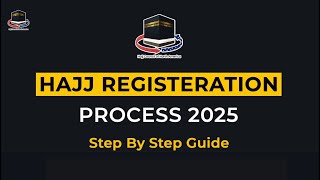 Hajj 2025 Registration Guide Instructions for Hajj 2025 HajjRegistration NusukGuide Hajj2025 [upl. by Renner]