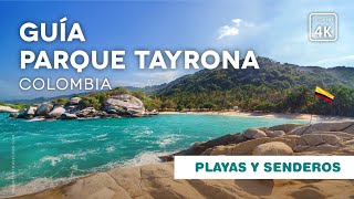 11 MEJORES PLAYAS DEL TAYRONA 4K Guía Completa Parque Tayrona [upl. by Llenram]