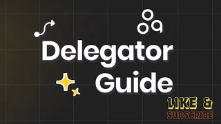 FLockio Delegator guide Full guide [upl. by Artemed]