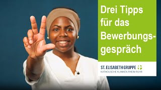 Ausbildung in der Pflege  Tipps für das Bewerbungsgespräch [upl. by Anyale]