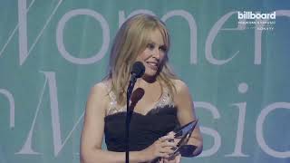 Kylie Minogue wins Billboard Women In Music Icon Award 2024 [upl. by Llehsor]