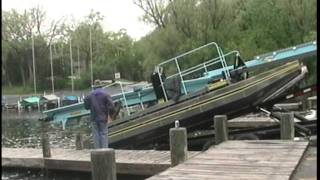 Aquarius Systems Weed Harvester Tilt Deck Trailermpg [upl. by Vasilek]