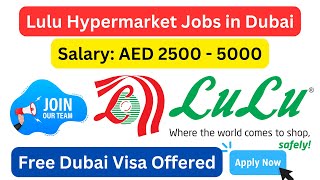 Lulu Hypermarket Careers Apply For Lulu Hypermarket Jobs in Dubai 2024 [upl. by Lindbom]