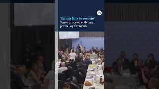 “Es una falta de respeto” Tenso cruce en el debate por la Ley Ómnibus [upl. by Collier712]