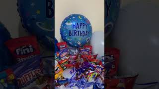 Arreglo con Globos para cumpleaños  cajas personalizadas [upl. by Gonta]