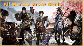 Lost Ark All Martial Artist Classes Skills amp CustomisationTripods Gameplay With Timestamp [upl. by Paterson800]