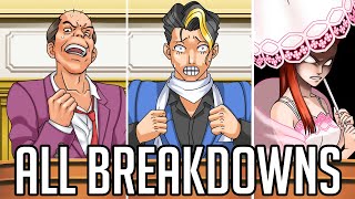 Ace Attorney Trilogy HD  All Breakdowns [upl. by Hahnert]