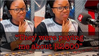 Penny Ntuli Xposing Gagasi Fm  R2 800 pm Salary 😳 [upl. by Hilbert]