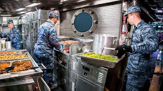 How US Navy Nuclear Submarine Gets Food Deep Underwater [upl. by Carrel562]