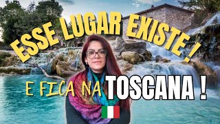 UM DOS LUGARES MAIS INCRÍVEIS DA ITÁLIA  Cascate del Mulino di Saturnia vlog2024 [upl. by Graeme]